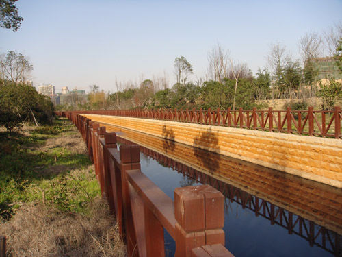 朝陽(yáng)水系西桃花河景觀渠